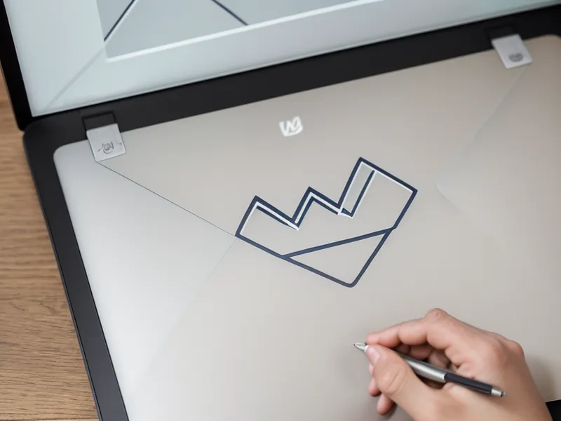 Nahaufnahme einer komplexen E-Mail-Marketing Automatisierung am Bildschirm